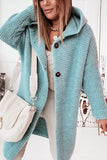 Hold Me Forever Button Hooded Cardigan