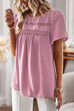 Loose Fit Round Neck Fahion Tops