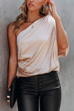 Go Where You Choose One Shoulder Top