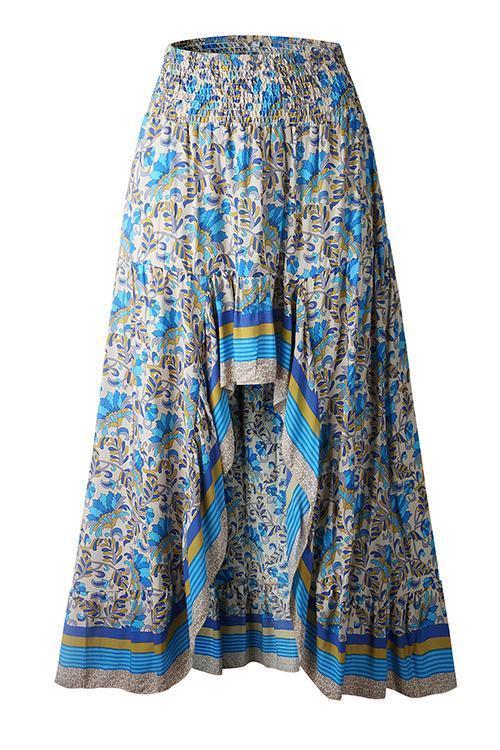 Print irregularity Skirts - Fashionpara