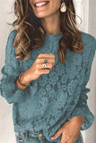 Layering Lace Puffed Sleeve Top