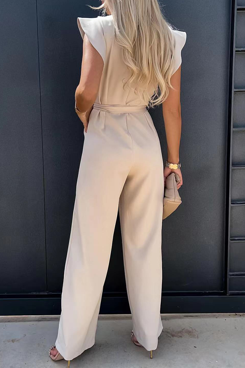 Impression Of You Ruffles Bleted Jumpsuits - Fashionpara