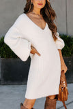 Forever In Love Fuzzy Sweater Dress - Fashiondia