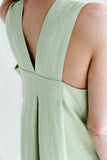 Square Neck Sleeveless Maxi Dress