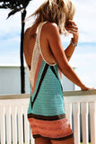 Florcoo Summer Beach Bikini Swimsuit Sun Protection Mini Dress