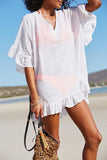 Solid Color Swimsuit Cover Up