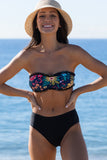 Floral Print Stringy Selvedge Bikini Set