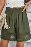 Lace Patchwork Loose Fit Shorts