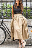 Pleated A Line Skirts
