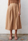 Pleated A Line Skirts