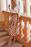 Full Of Love A-Line Knit Midi Skirt