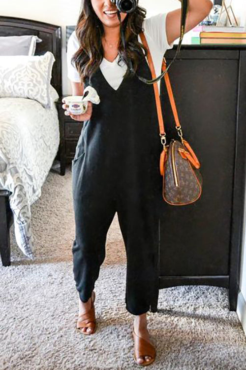 Pockets Slip Jumpsuit - Fashionpara