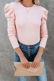Balloon Sleeve Knit Jumper