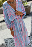 All in Time Tie Dye Maxi Dress - Fashiondia