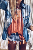 Retro Western Denim Shirt