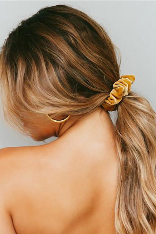 Velvet Luxury Soft Hair Scrunchie - Fashionpara