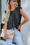 Time To Shine Sequin Tank - Fashiondia