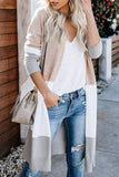 Patchwork Loose Casual Cardigan (3 Colors)