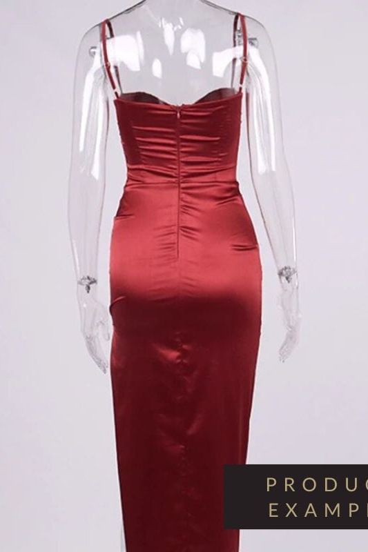 Bryne Bodycon Midi Dress - Tan Brown - Fashionpara