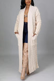 Long Knitted Sweaters Cardigan