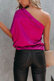 Go Where You Choose One Shoulder Top